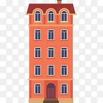 橙色卡通小屋-空若网 橙色卡通小屋-空若网