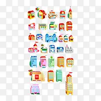 POST房屋矢量图素材-空若网 POST房屋矢量图素材-空若网