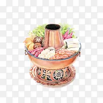 手绘火锅-空若网 手绘火锅-空若网