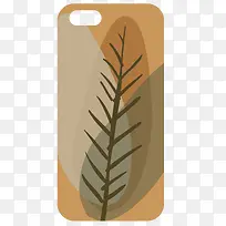 树枝矢量卡通手机壳-空若网 树枝矢量卡通手机壳-空若网
