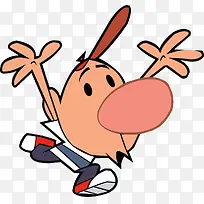 大鼻子男孩装饰素材-空若网 大鼻子男孩装饰素材-空若网