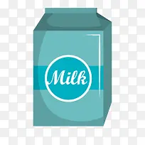卡通牛奶盒设计矢量图-空若网 卡通牛奶盒设计矢量图-空若网
