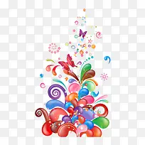 时尚彩色缤纷花纹-空若网 时尚彩色缤纷花纹-空若网