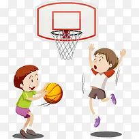 打篮球的孩子-空若网 打篮球的孩子-空若网