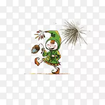 卡通化身图标-绿色向导-空若网 卡通化身图标-绿色向导-空若网