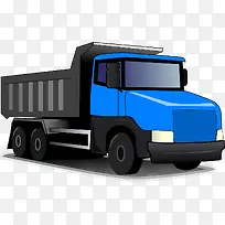 蓝色的泥头车-空若网 蓝色的泥头车-空若网