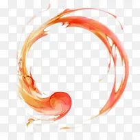 橙色圆球的环绕-空若网 橙色圆球的环绕-空若网