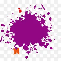 紫色喷粉背景-空若网 紫色喷粉背景-空若网