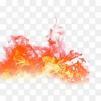 橙色清新火焰效果元素-空若网 橙色清新火焰效果元素-空若网