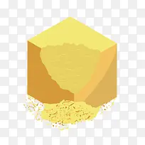 矢量块状奶酪-空若网 矢量块状奶酪-空若网