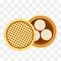 卡通包子食物素材图-空若网 卡通包子食物素材图-空若网