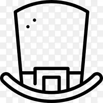 白色剪贴画-小妖精帽-空若网 白色剪贴画-小妖精帽-空若网