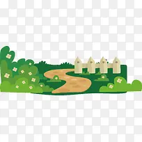 树木树枝树干绿色矢量树木-空若网 树木树枝树干绿色矢量树木-空若网