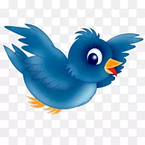 蓝鸟动画剪辑艺术-鸟卡通-空若网 蓝鸟动画剪辑艺术-鸟卡通-空若网