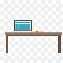 扁平化办公桌PNG下载-空若网 扁平化办公桌PNG下载-空若网