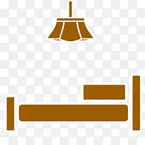 矢量扁平化床-空若网 矢量扁平化床-空若网