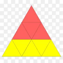 红黄色三角形-空若网 红黄色三角形-空若网