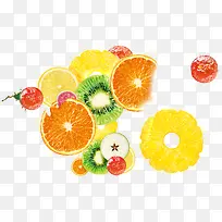 水果漂浮元素-空若网 水果漂浮元素-空若网