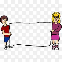 卡通人爱边框-空若网 卡通人爱边框-空若网