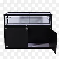 黑色玻璃柜-空若网 黑色玻璃柜-空若网