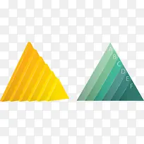 简约三角形PPT元素矢量图-空若网 简约三角形PPT元素矢量图-空若网