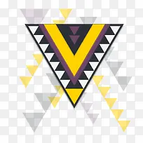 几何三角形印花图案-空若网 几何三角形印花图案-空若网