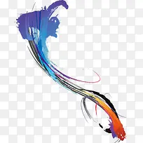 蓝色水彩飞溅-空若网 蓝色水彩飞溅-空若网