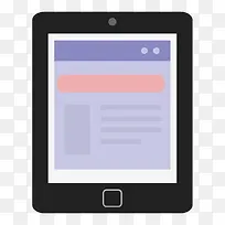 矢量工作的平板电脑素材-空若网 矢量工作的平板电脑素材-空若网