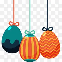 复活节多彩彩蛋挂饰-空若网 复活节多彩彩蛋挂饰-空若网