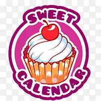 矢量樱桃冰激凌素材-空若网 矢量樱桃冰激凌素材-空若网