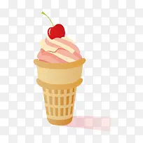 彩色扁平化冰激凌元素-空若网 彩色扁平化冰激凌元素-空若网