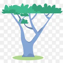 高大的矢量非洲猴面包树-空若网 高大的矢量非洲猴面包树-空若网