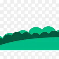 扁平化草地草丛-空若网 扁平化草地草丛-空若网