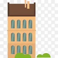 青草扁平化楼城市-空若网 青草扁平化楼城市-空若网