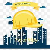 黄色安全帽劳动节-空若网 黄色安全帽劳动节-空若网