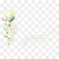 水墨树枝创意植物造型-空若网 水墨树枝创意植物造型-空若网