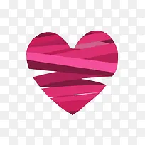 丝带爱心-空若网 丝带爱心-空若网