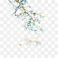 水彩小鹿-空若网 水彩小鹿-空若网