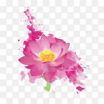 时尚彩墨荷花-空若网 时尚彩墨荷花-空若网