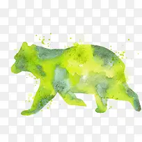 水彩熊-空若网 水彩熊-空若网