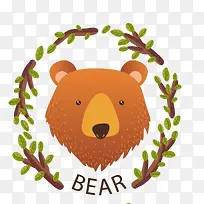 卡通可爱小动物装饰设计动物头像-空若网 卡通可爱小动物装饰设计动物头像-空若网