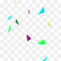 彩色三角形装饰-空若网 彩色三角形装饰-空若网