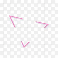 紫色三角形框免扣素材-空若网 紫色三角形框免扣素材-空若网