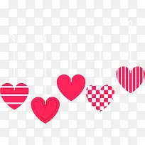 情人节各式爱心挂饰-空若网 情人节各式爱心挂饰-空若网