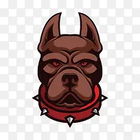 矢量凶狠的狗-空若网 矢量凶狠的狗-空若网