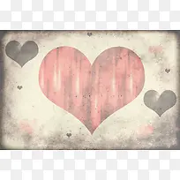 复古爱心桃心背景-空若网 复古爱心桃心背景-空若网