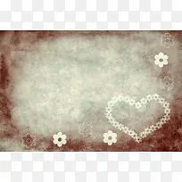 怀旧爱心花纹背景-空若网 怀旧爱心花纹背景-空若网