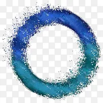 圆形喷溅边框-空若网 圆形喷溅边框-空若网