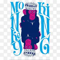 卡通猩猩国王-空若网 卡通猩猩国王-空若网