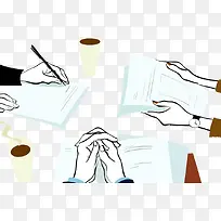 办公开会喝咖啡-空若网 办公开会喝咖啡-空若网